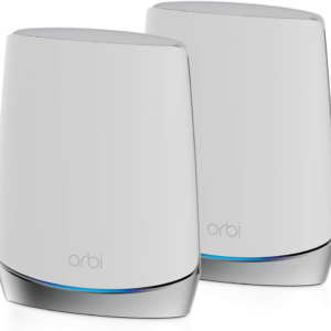 Orbi Whole Home Tri-Band Mesh Wifi 6 System (RBK752) ? Router with 1 Satellite Extender | Coverage up to 5,000 Sq. Ft., 40 Devices | AX4200 (Up to 4.2Gbps)