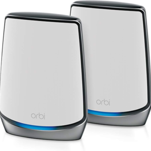 Orbi Whole Home Tri-Band Wifi 6 Mesh Network System (RBK852) ? Router with 1 Satellite Extender -Security Features - Coverage up to 5,000 Sq. Ft., 100 Devices - AX6000 (Up to 6Gbps)