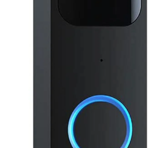 Blink Video Doorbell | Two-Way Audio, HD Video, Motion and Chime App Alerts and Alexa Enabled Wired or Wire-Free (Black)
